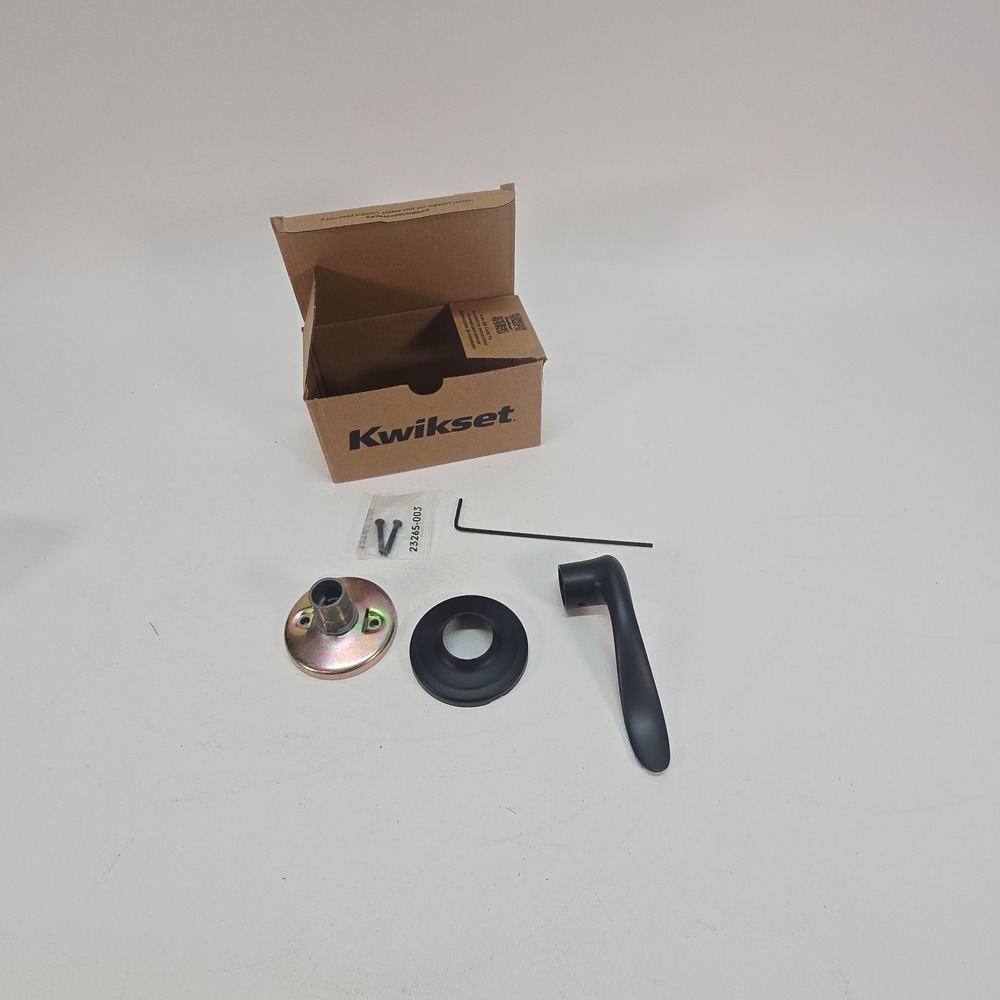 Kwikset Dummy Leverset Tustin RH Matte Black (788TNL-RH-514)